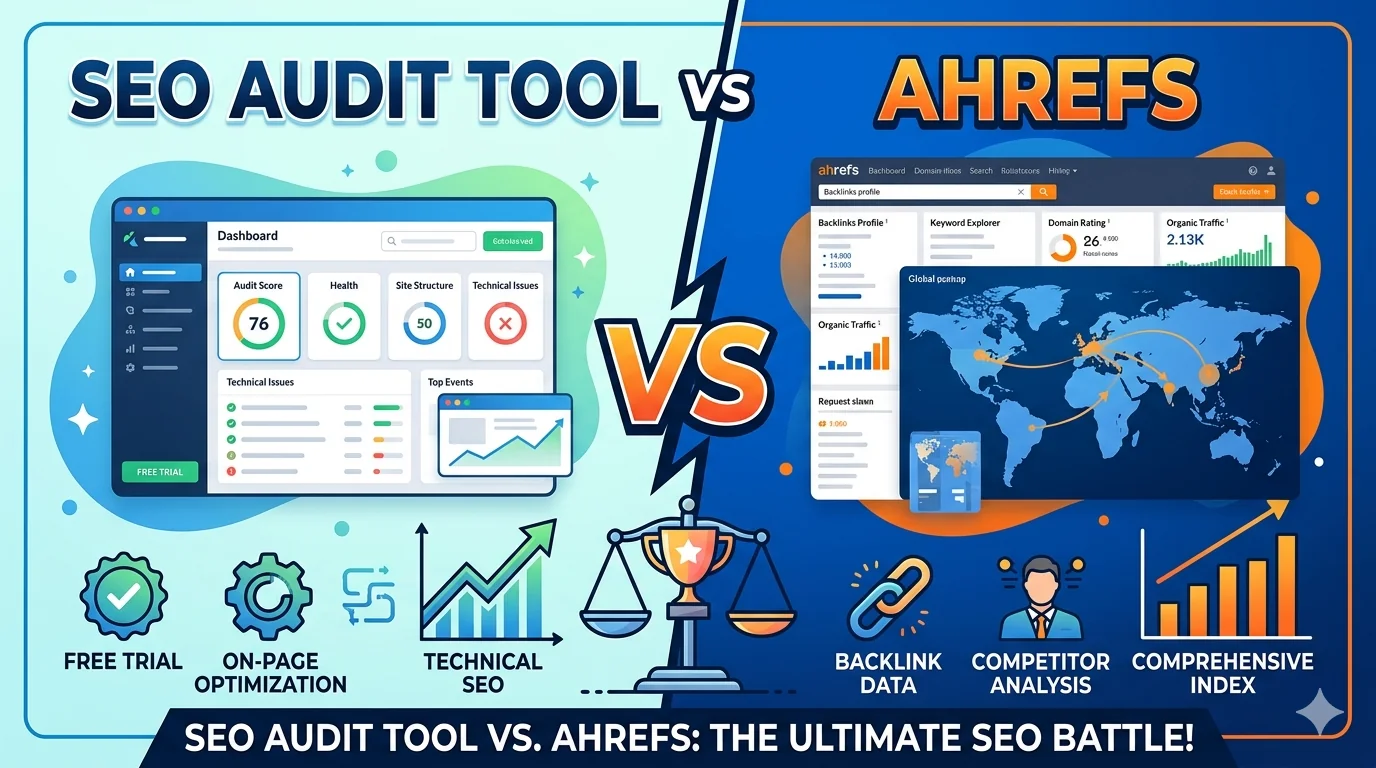 SEO Audit Tool vs Ahrefs